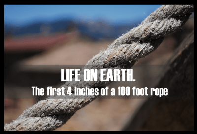 4 INCHES OF 100 FOOT1