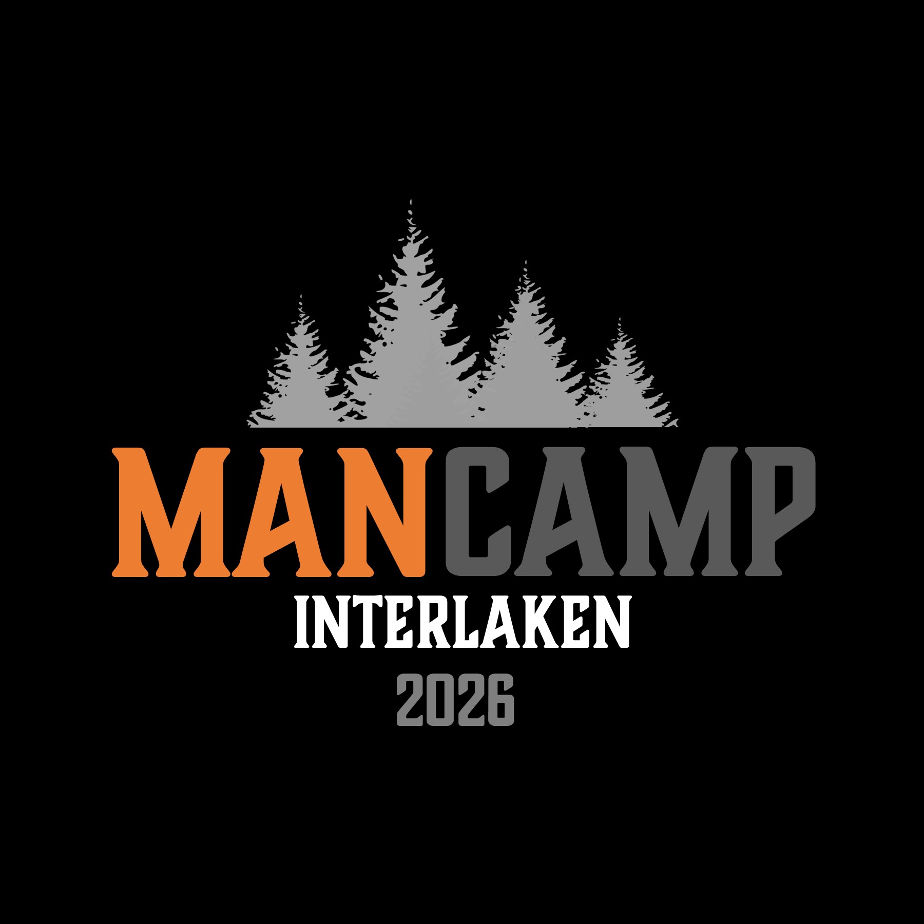 mancamp tshirt black